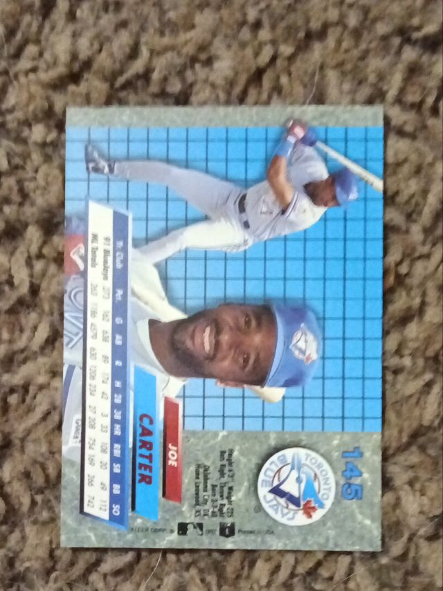 Back of card