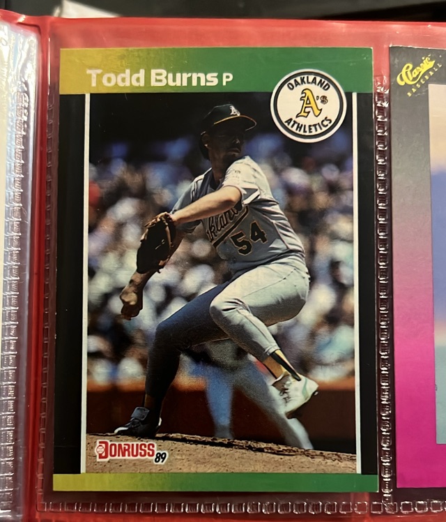 Todd Burns (Oakland Athletics)