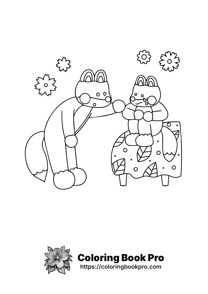 A black and white drawing of a cat on a horse. icon