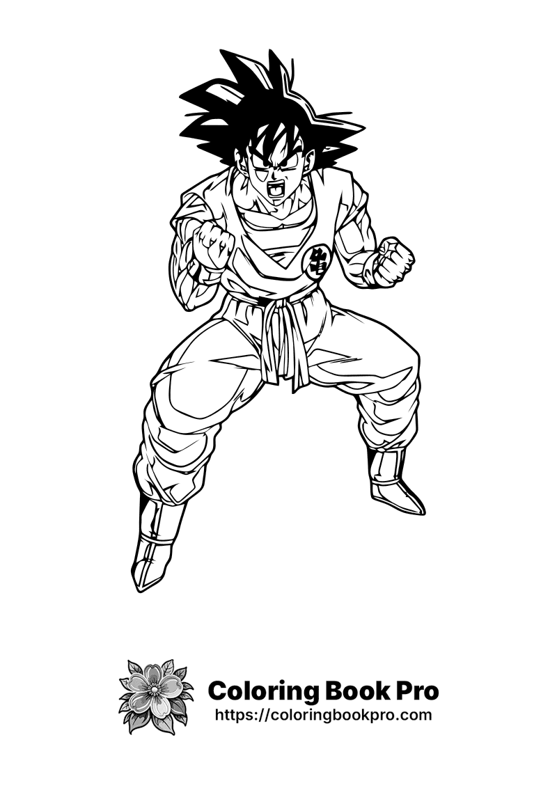 A black and white drawing of a young vegeta. icon