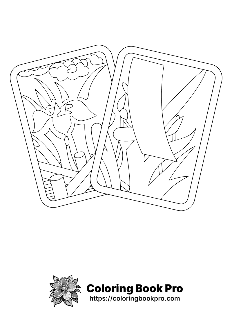 A black and white image of two mirrors. icon