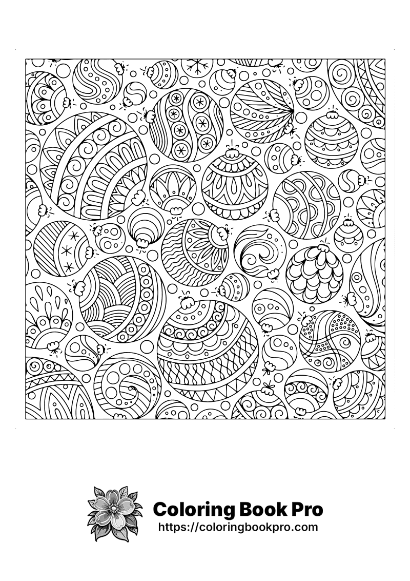 A coloring page filled with lots of different colored eggs. icon