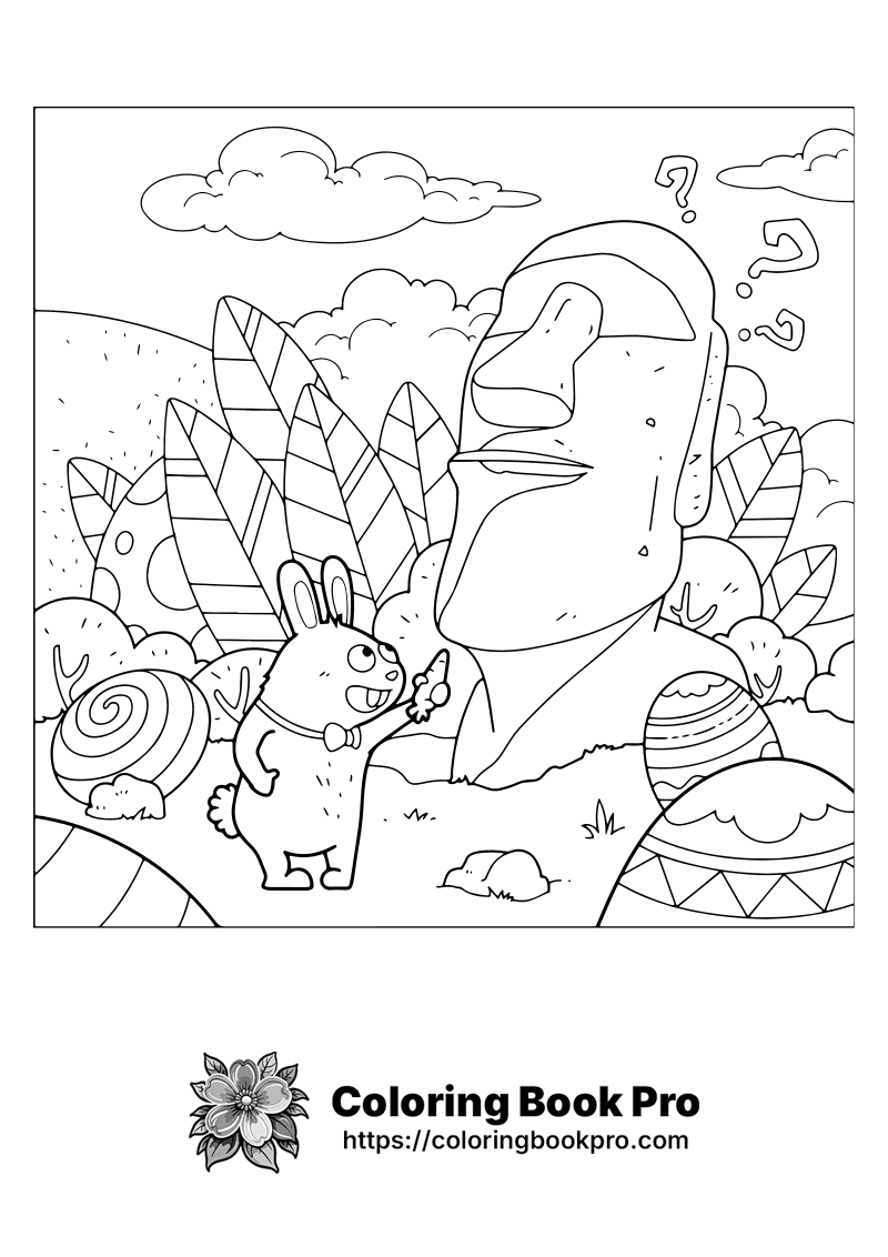A cartoon drawing of a rabbit and an elephant. icon