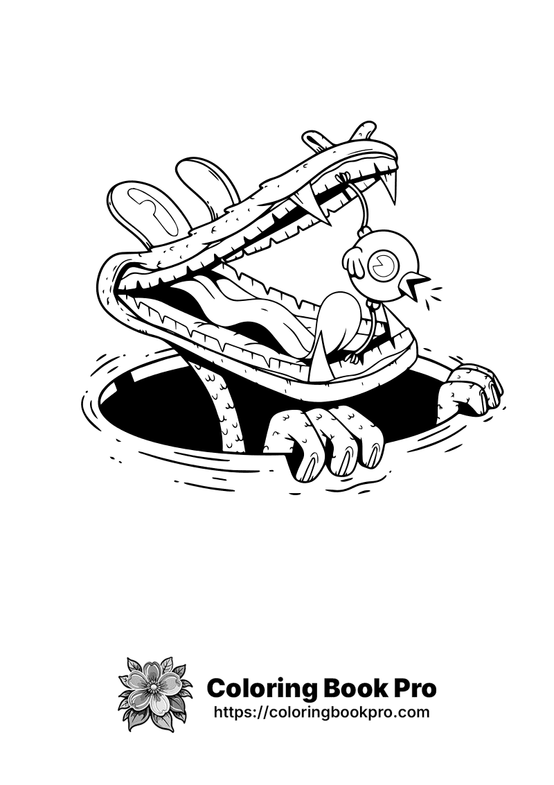 A cartoon drawing of a chicken in a boat. icon