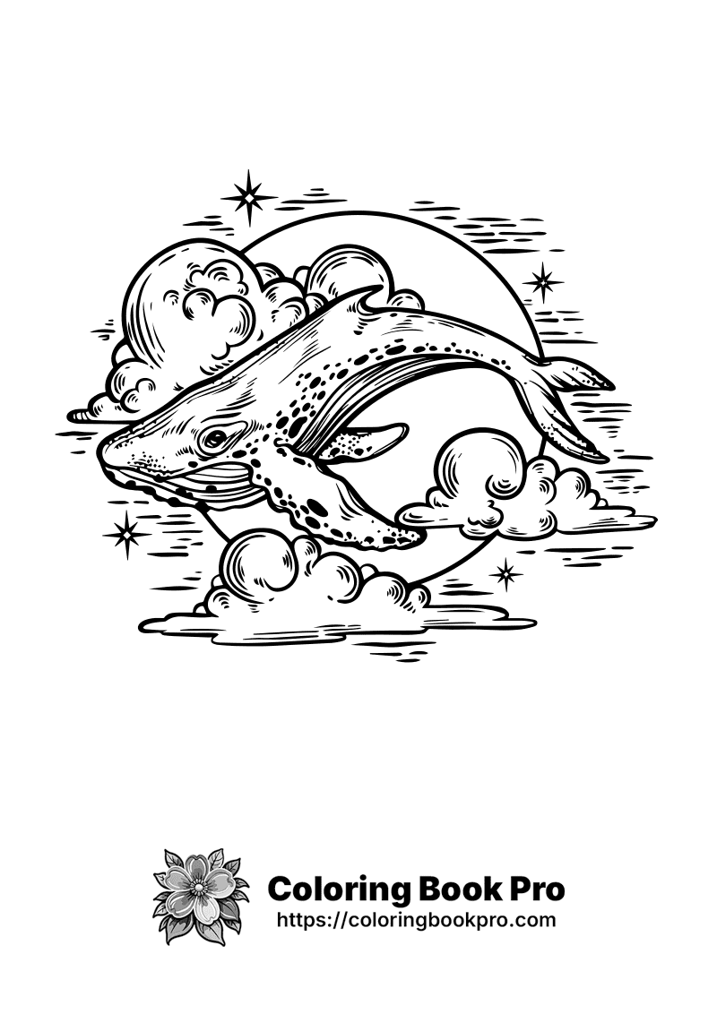 A drawing of a fish jumping out of the water. icon
