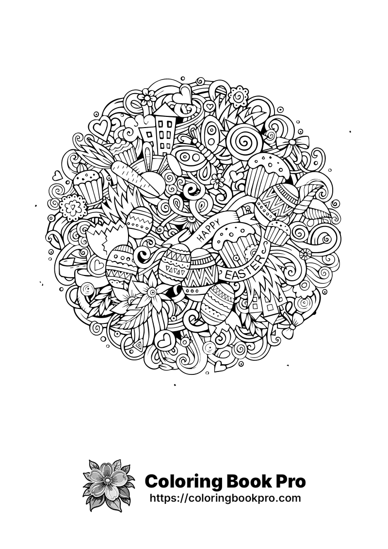 A black and white picture with a lot of doodles. icon