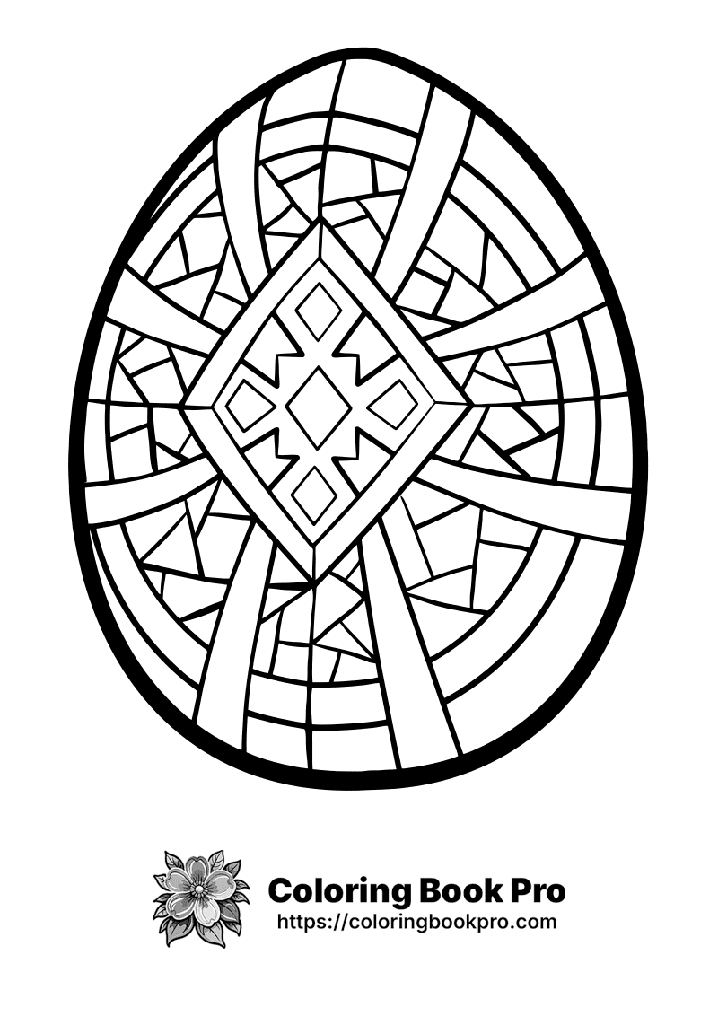 A black and white image of a geometric design. icon