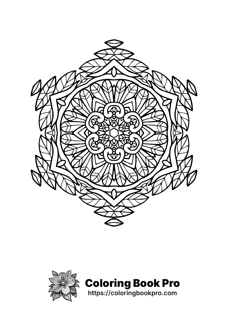 A black and white image of a circular design. icon