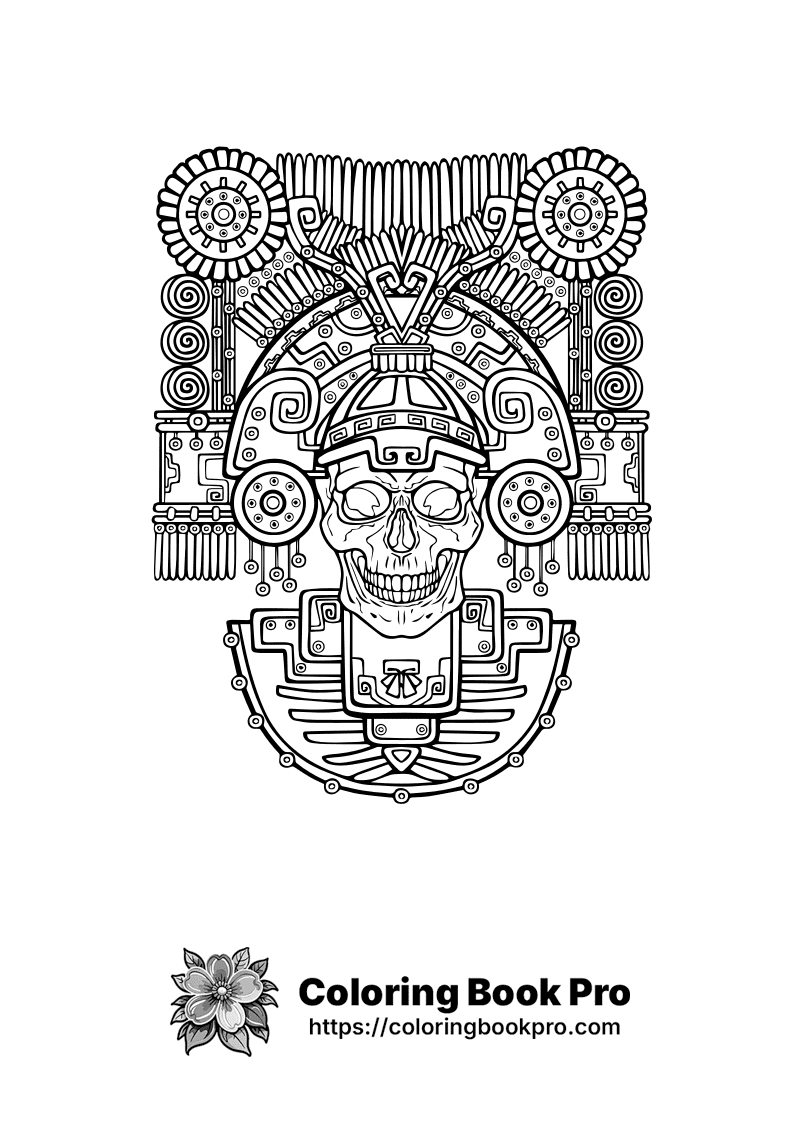 A black and white drawing of a skull wearing a hat. icon