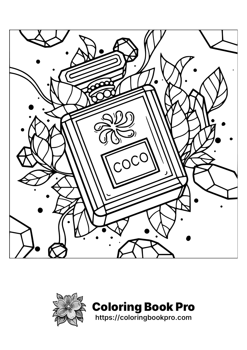 A black and white illustration of a box of Coco. icon