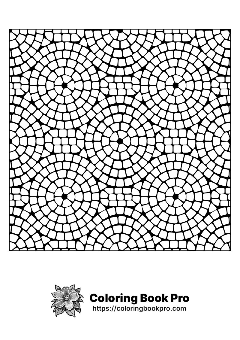 A black and white image of a geometric pattern. icon
