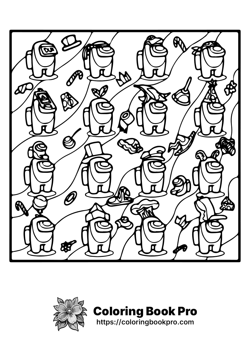 A black and white image of robots in a maze. icon