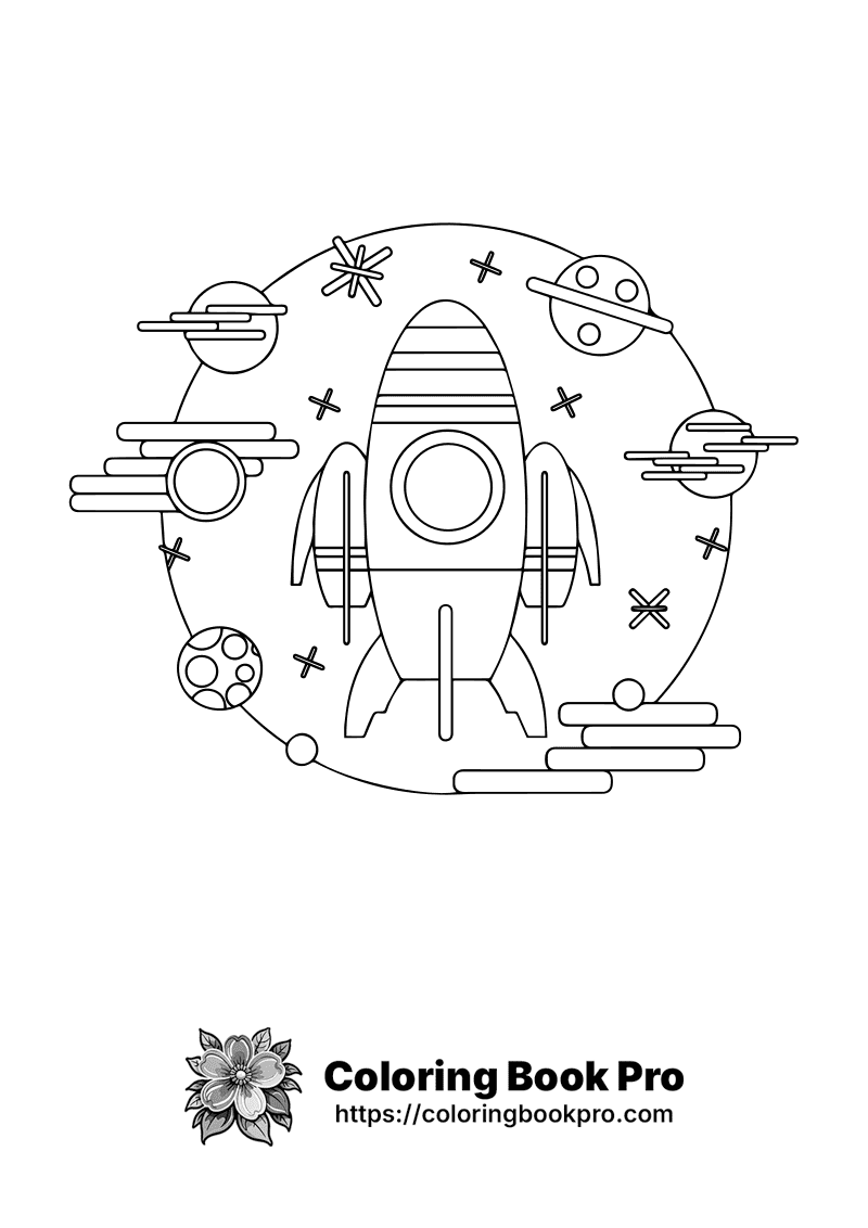 A black and white image of a space ship. icon