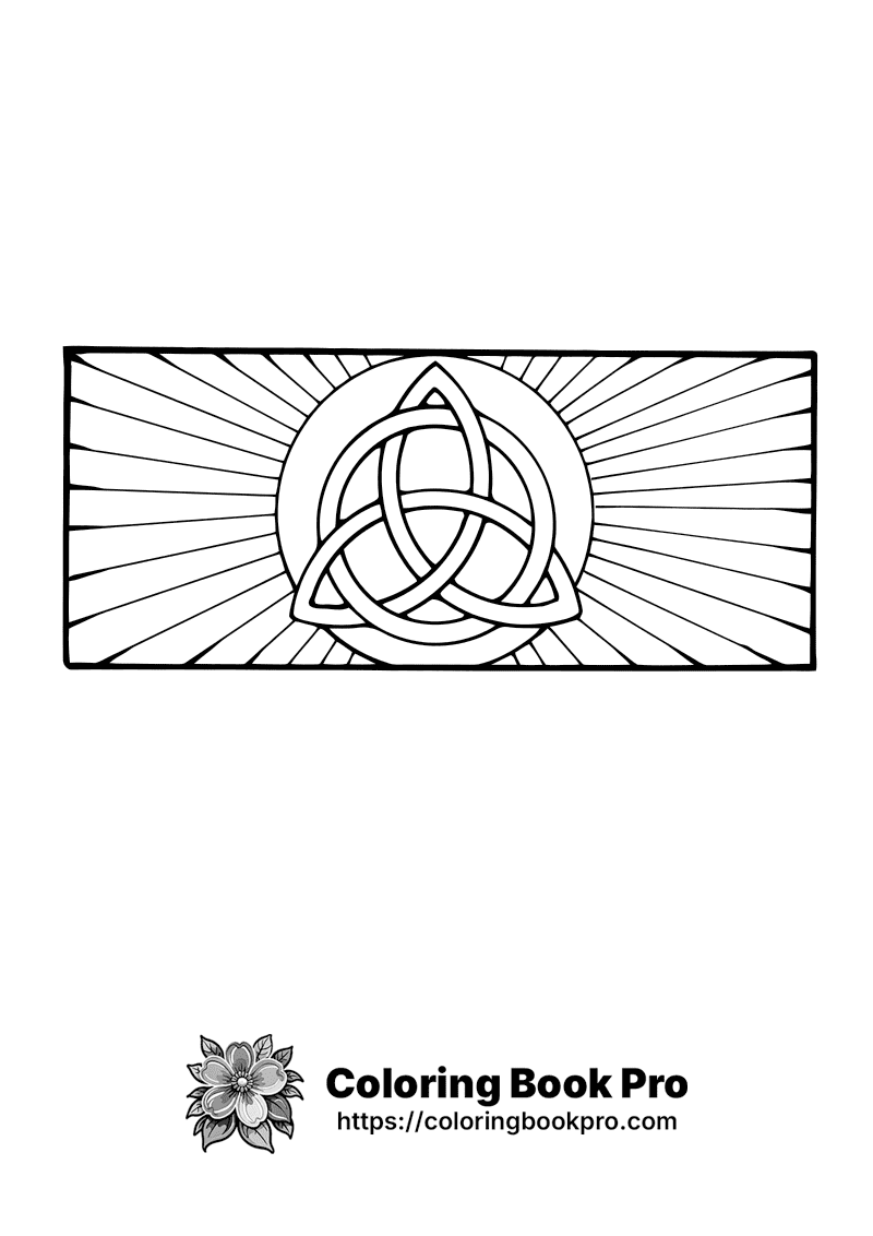 A black and white drawing of a celtic knot. icon