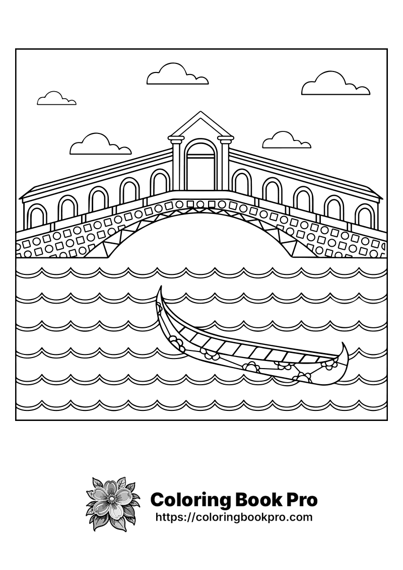 gondola-gliding-under-the-rialto-bridge-in-venice-coloring-page-free