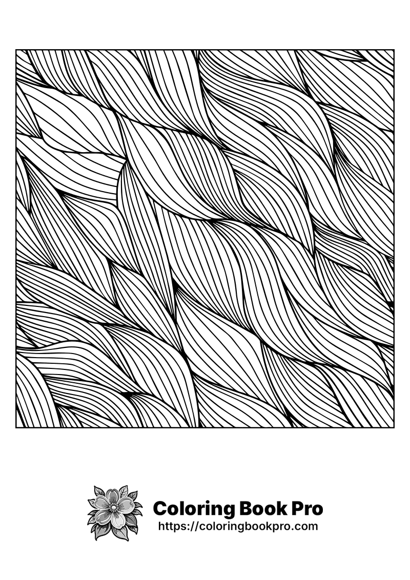 Wavy Pattern For Coloring In A black and white image of wavy lines | patterns_175 | Patterns ...