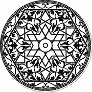 Intricate Geometric Mandala Design coloring page