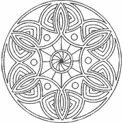 Mandala Design coloring page
