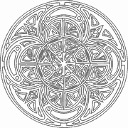 Intricate Circular Mandala Design coloring page