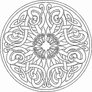 Celtic Knot Design coloring page