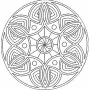 Mandala Design coloring page