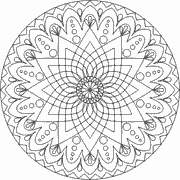 Mandala coloring page