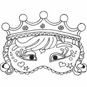 Stylized Mask with Intricate Patterns Coloring Page - Free Printable ...