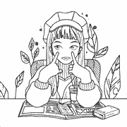 Woman with Braided Updo and Floating Hearts Coloring Page - Free ...