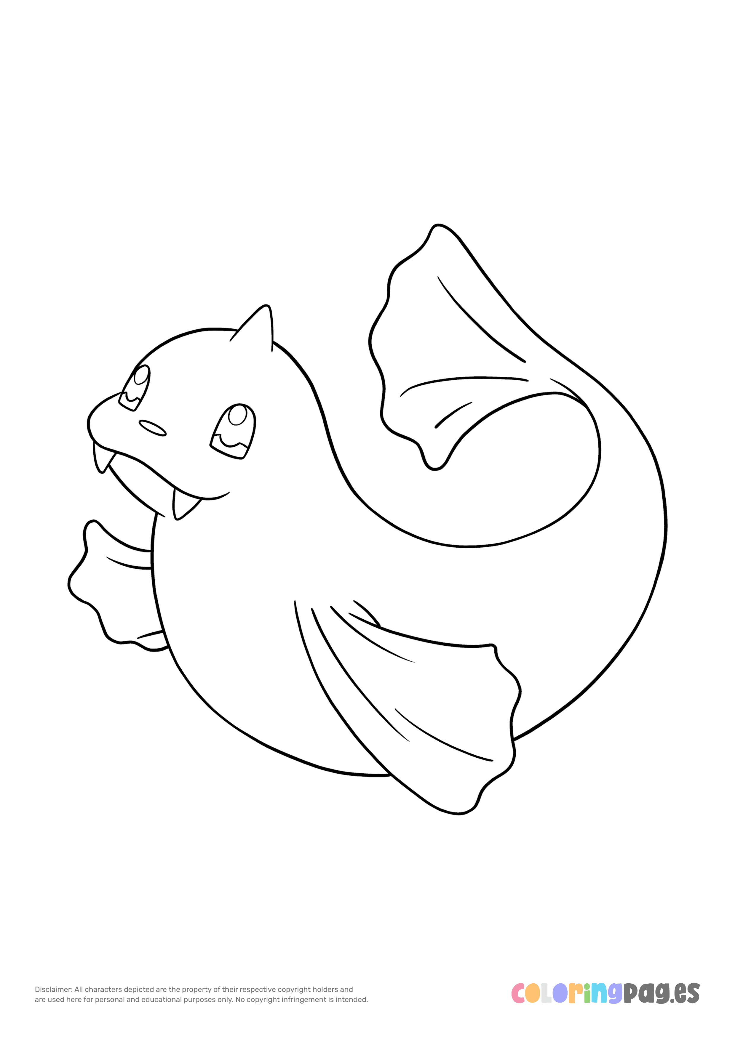 Pokémon Dewgong coloring page