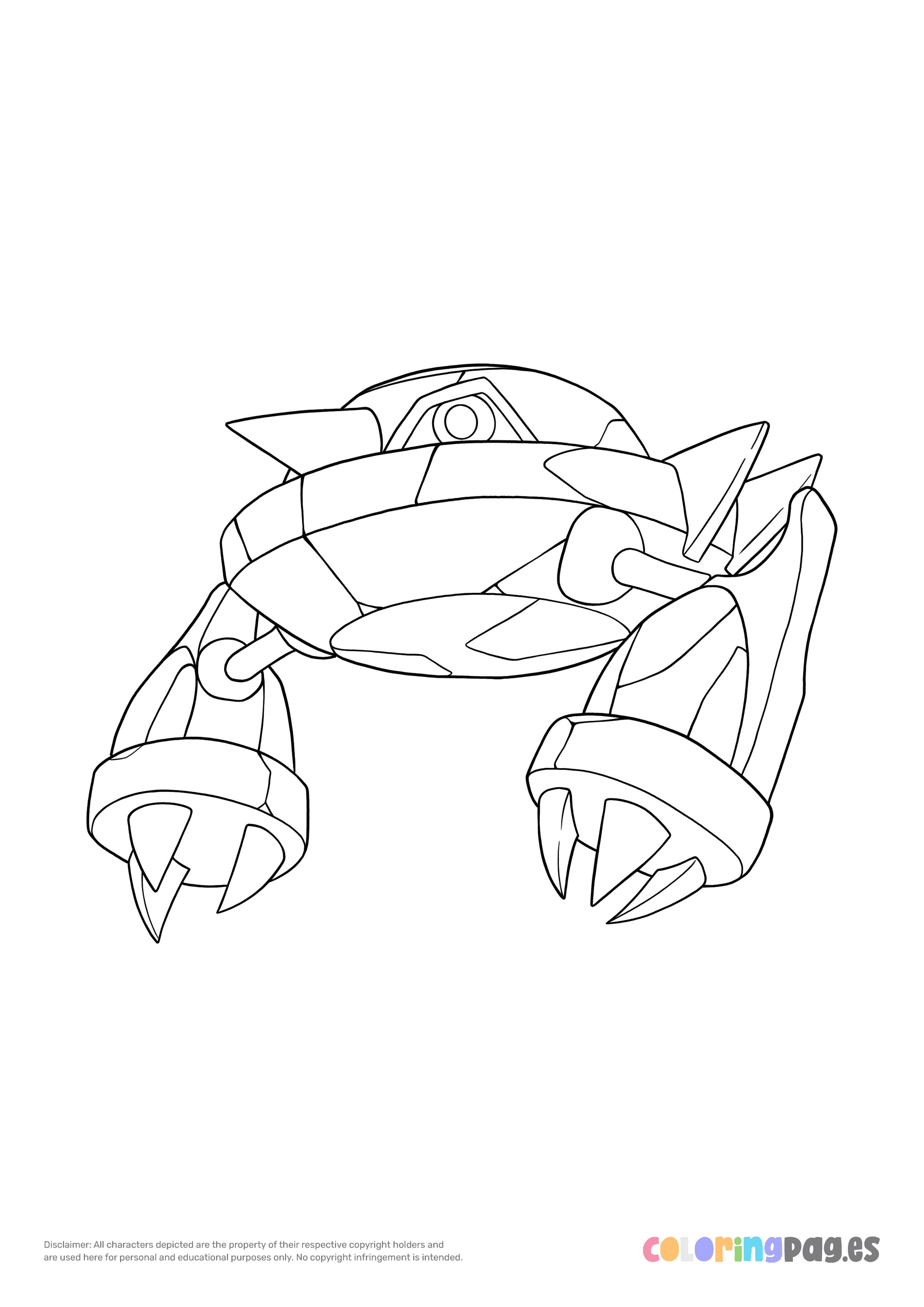 Metang coloring page