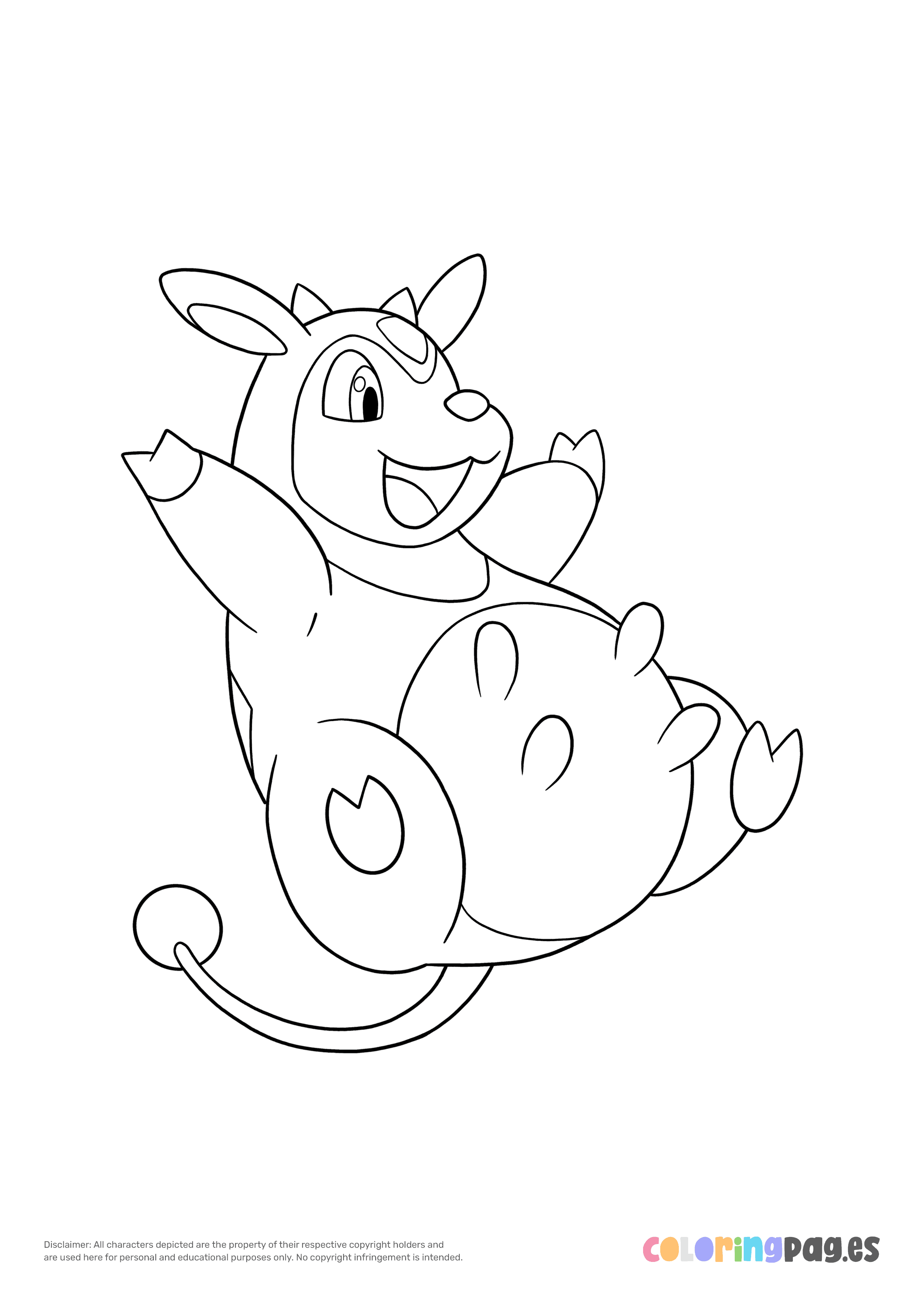 Pokémon Miltank coloring page