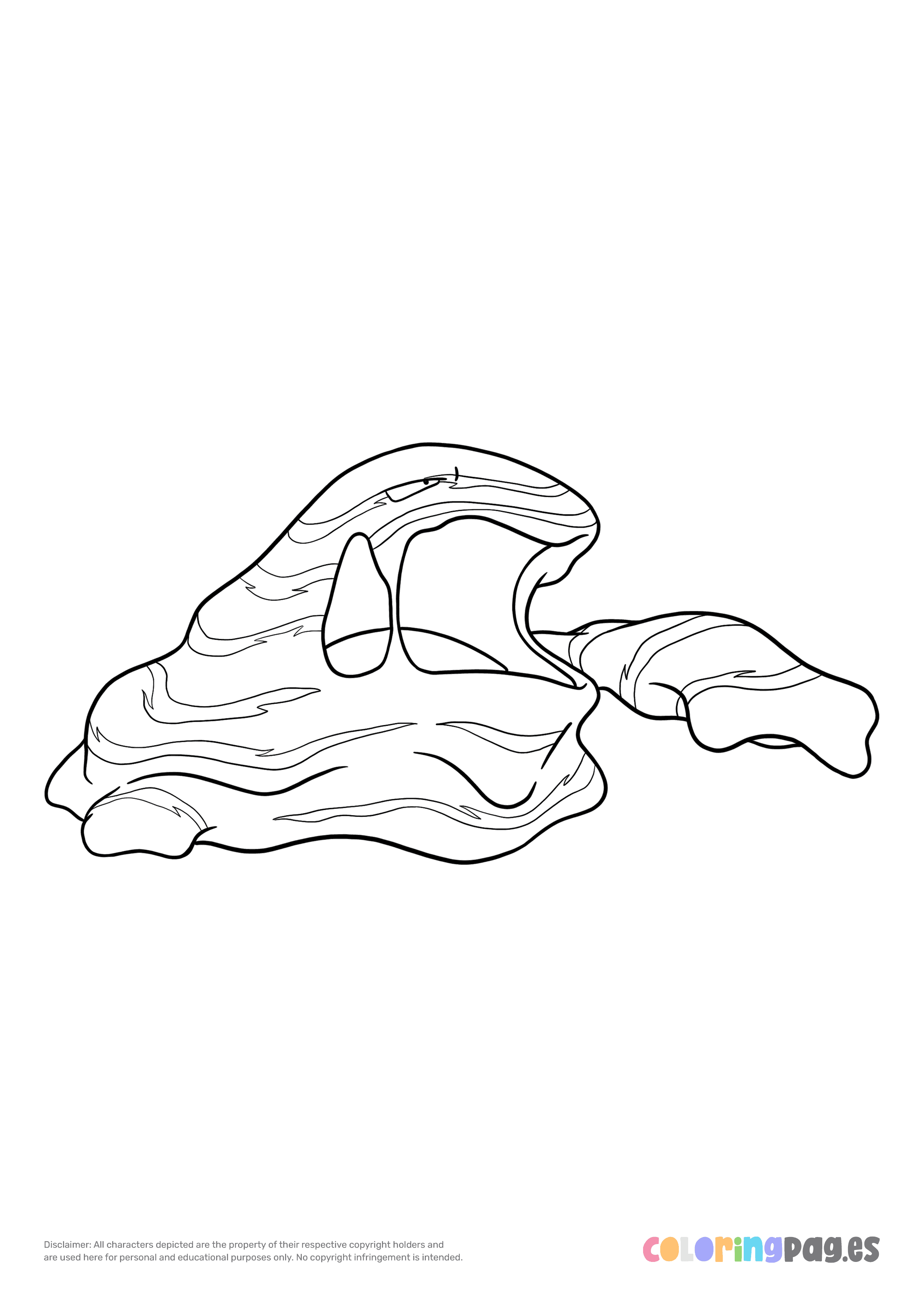 Pokémon Muk coloring page