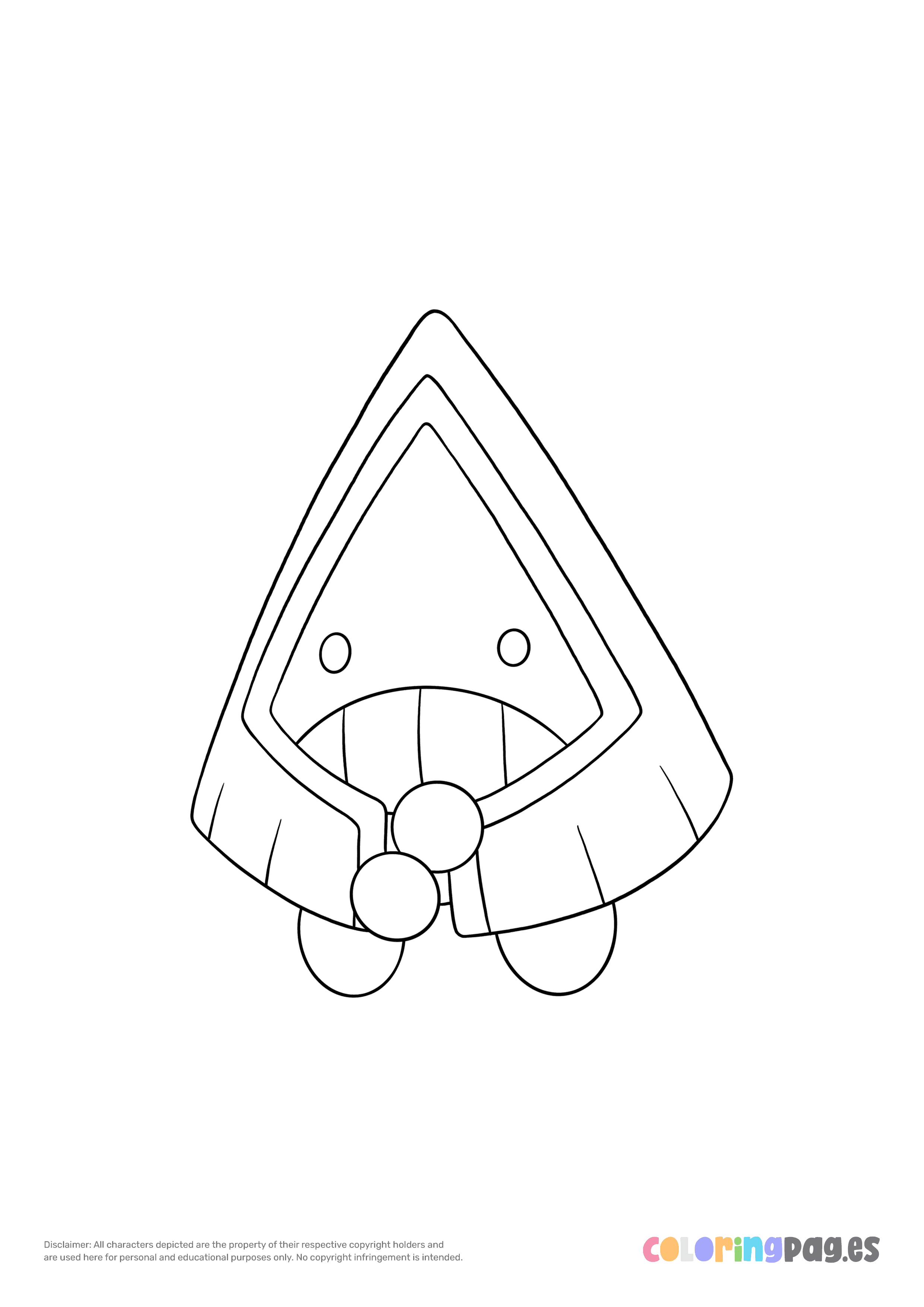 Snorunt coloring page