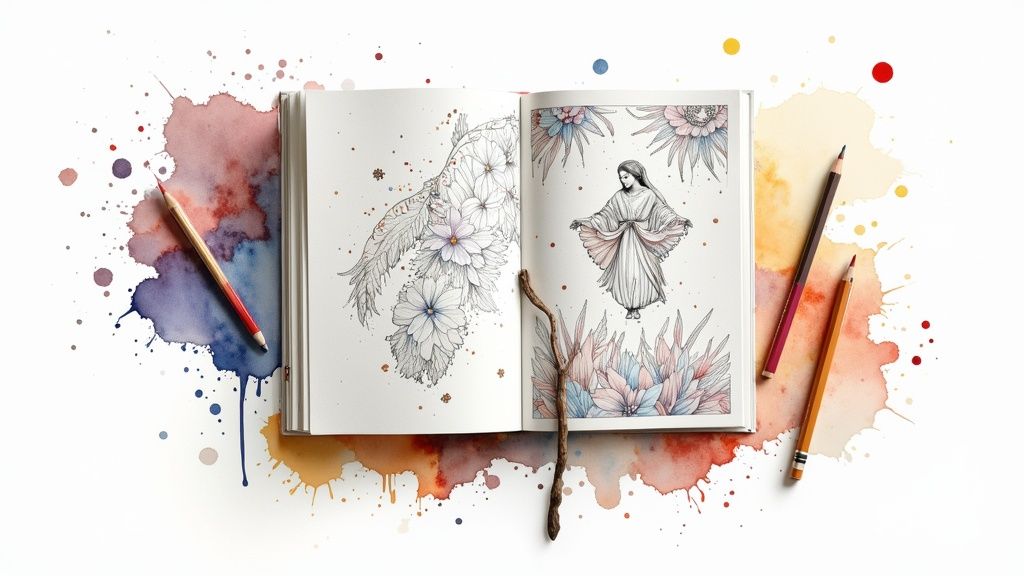 Explore Art Therapy Coloring Pages for Relaxation