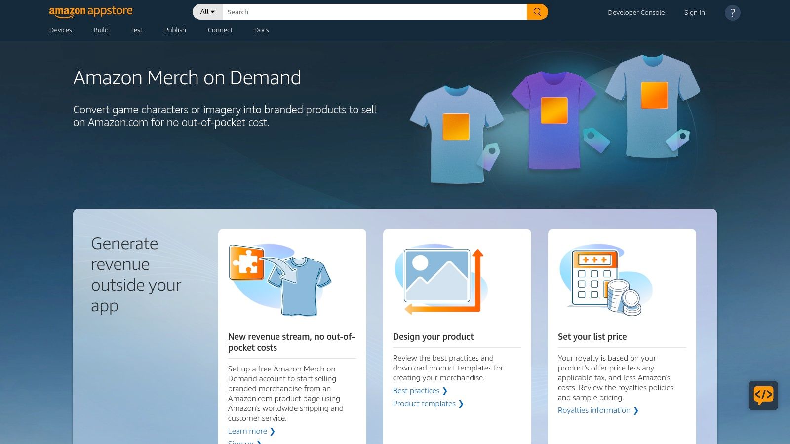 Amazon (Merch on Demand)