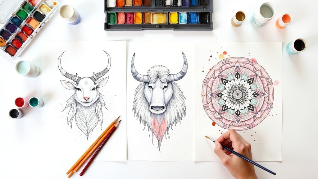7 Creative Coloring Page Ideas to Spark Your Imagination