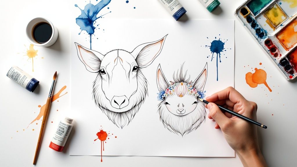 Create Your Own Coloring Page Free – Easy & Fun Designs