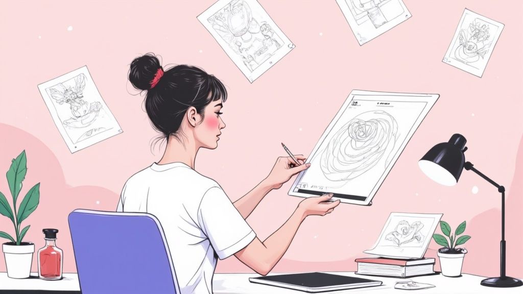 Creating Coloring Pages with AI for Fun and Profit