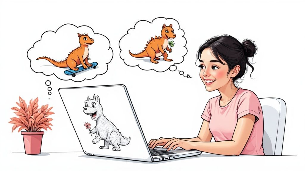 Create Custom Coloring Pages Free with AI