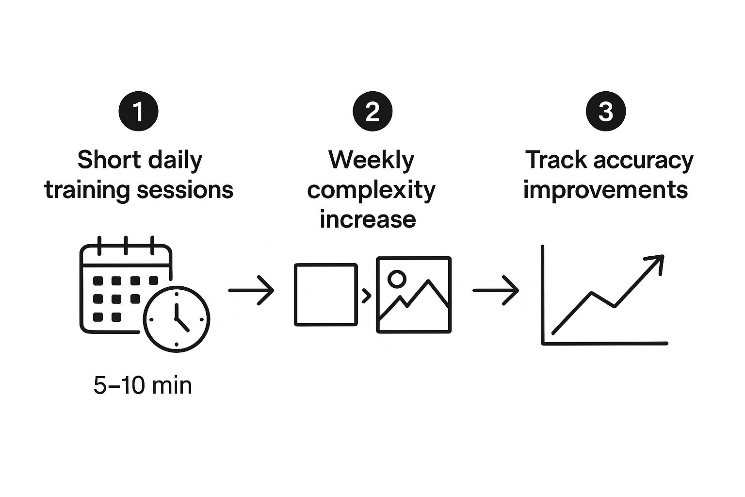 Infographic about how to improve visual memory