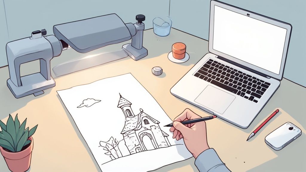 How to Make a Coloring Page Anyone Can Create