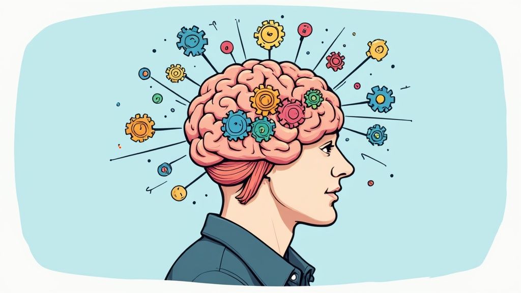 Students collaborating around a laptop, engaged in an interactive learning activity.