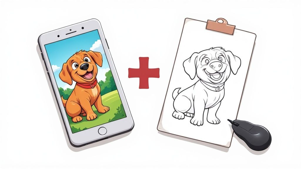 Make a Picture into a Coloring Page Your Easy Guide