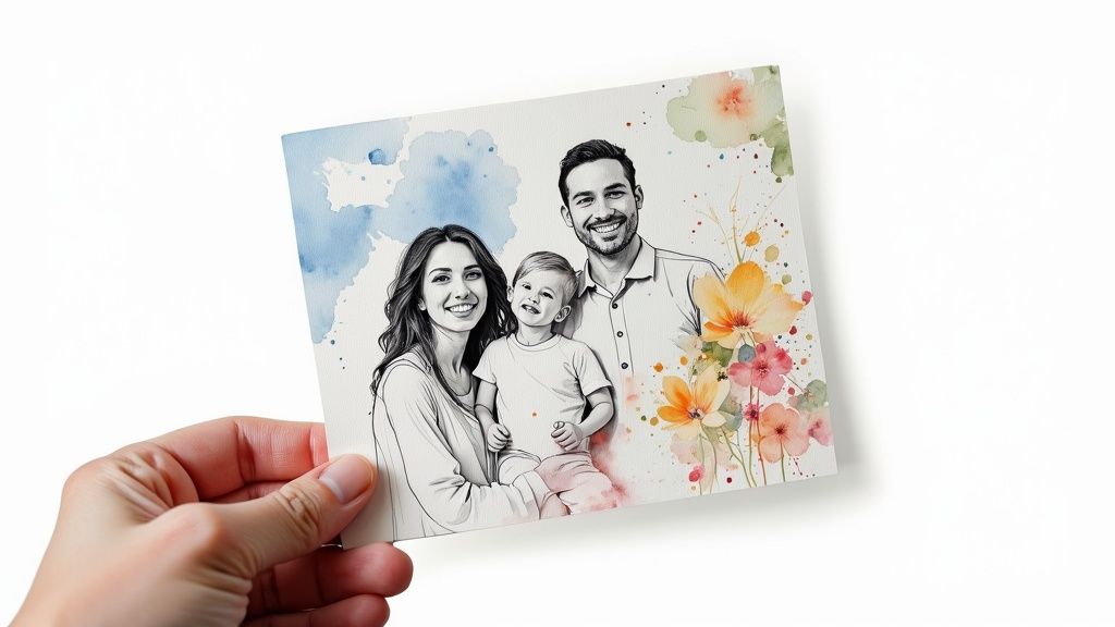 Easy Steps to Turn Photo Into Coloring Page - Create Giftable Art
