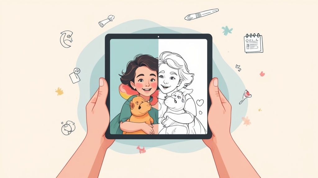 Top 12 Ways to Turn Photos Into Coloring Pages Free in 2025