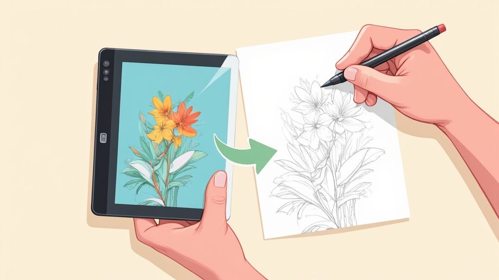 Turn Photos Into Coloring Pages with AI