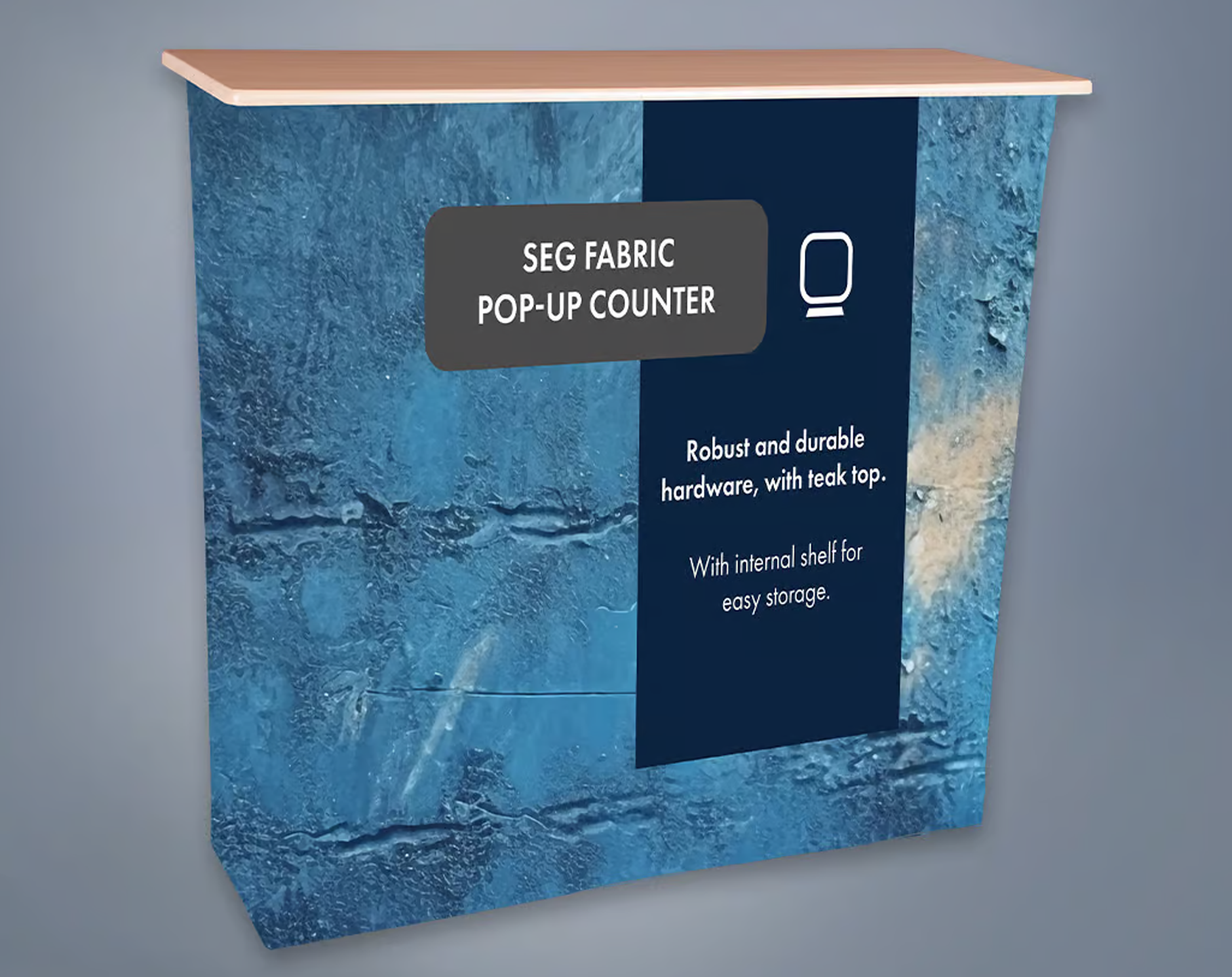 SEG Fabric Pop-Up Counter