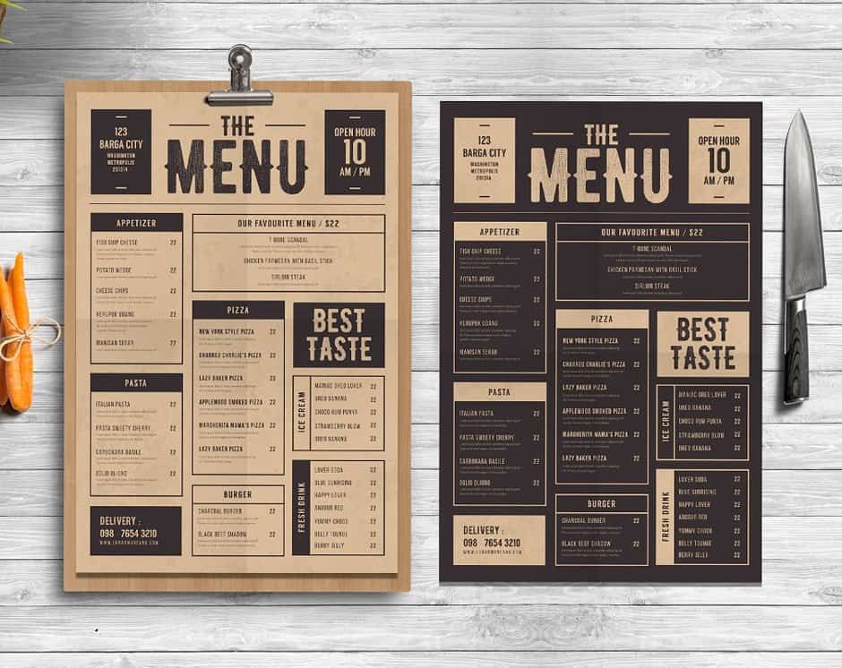 Flat Menus