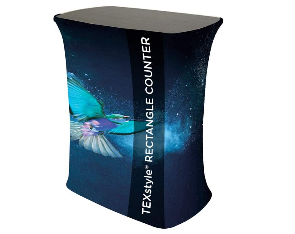 TEXstyle Rectangle Counter Fabric Display