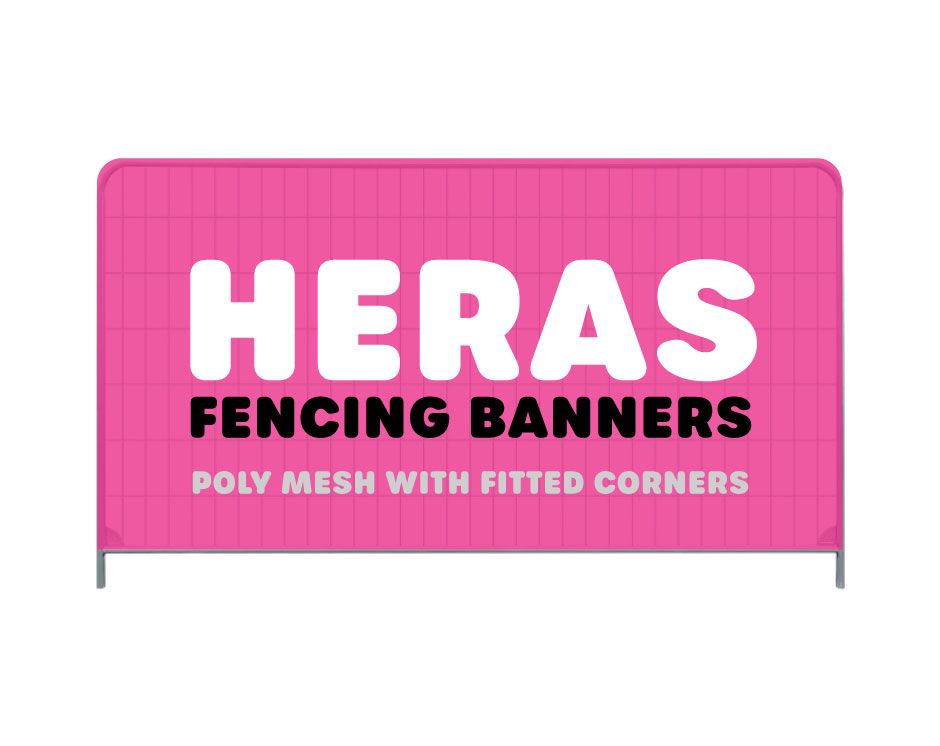 Heras Fencing Banners